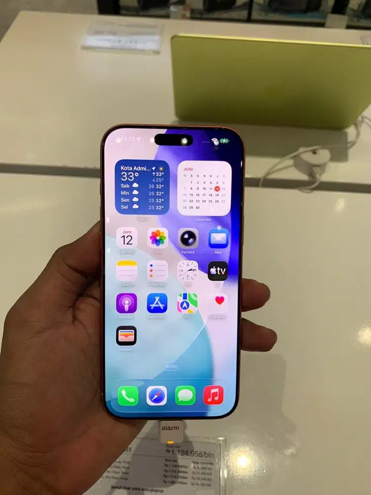 IPHONE 17 PRO MAX 256 GB promo 0% free 2 kali cicilan hanya di HCI