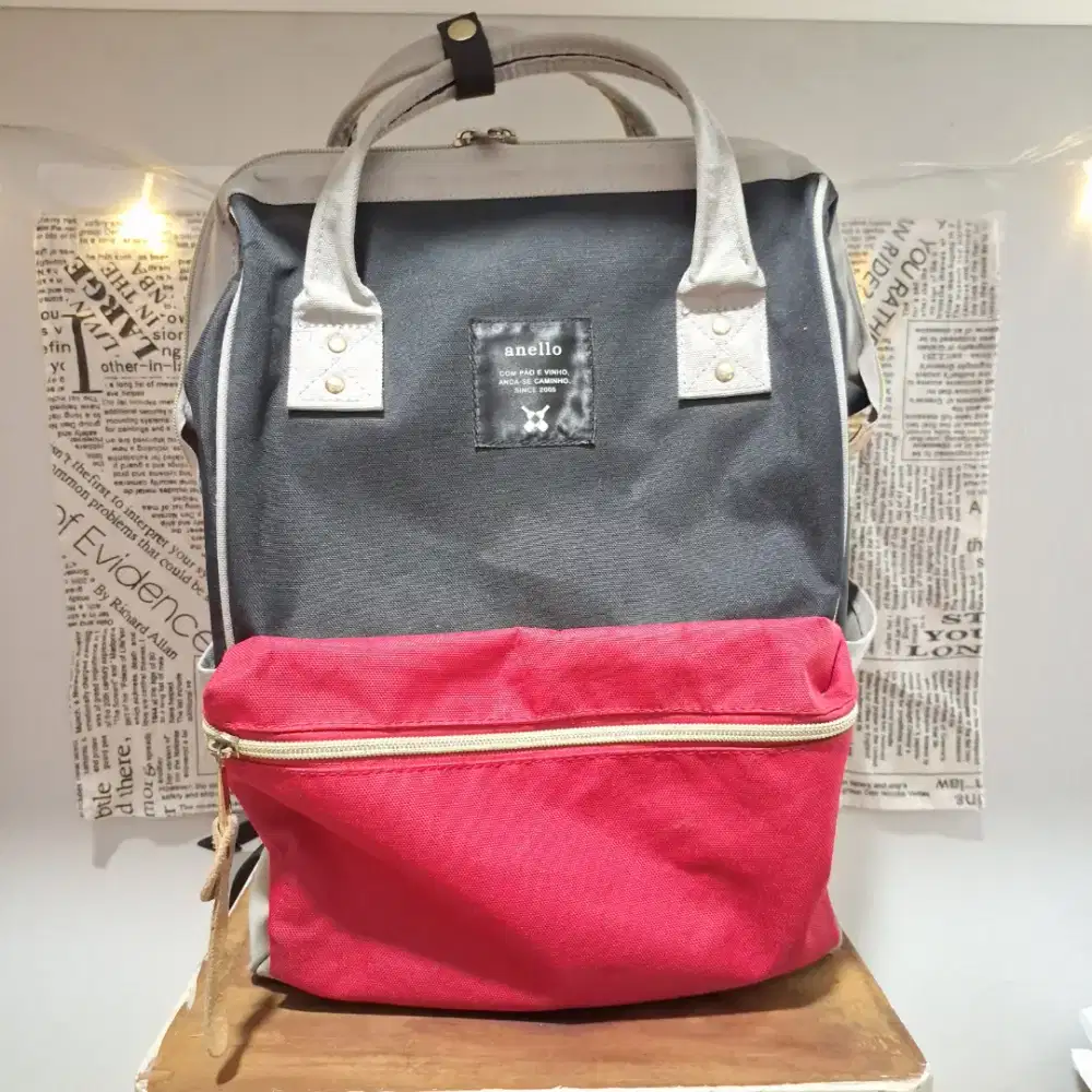 Backpack Tas Ransel Kerja Laptop Casual Brand Anello Japan Ori