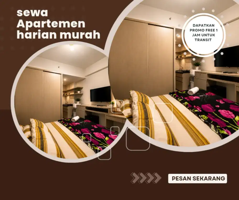 sewa harian murah apartemen green Pramuka city Jakarta pusat