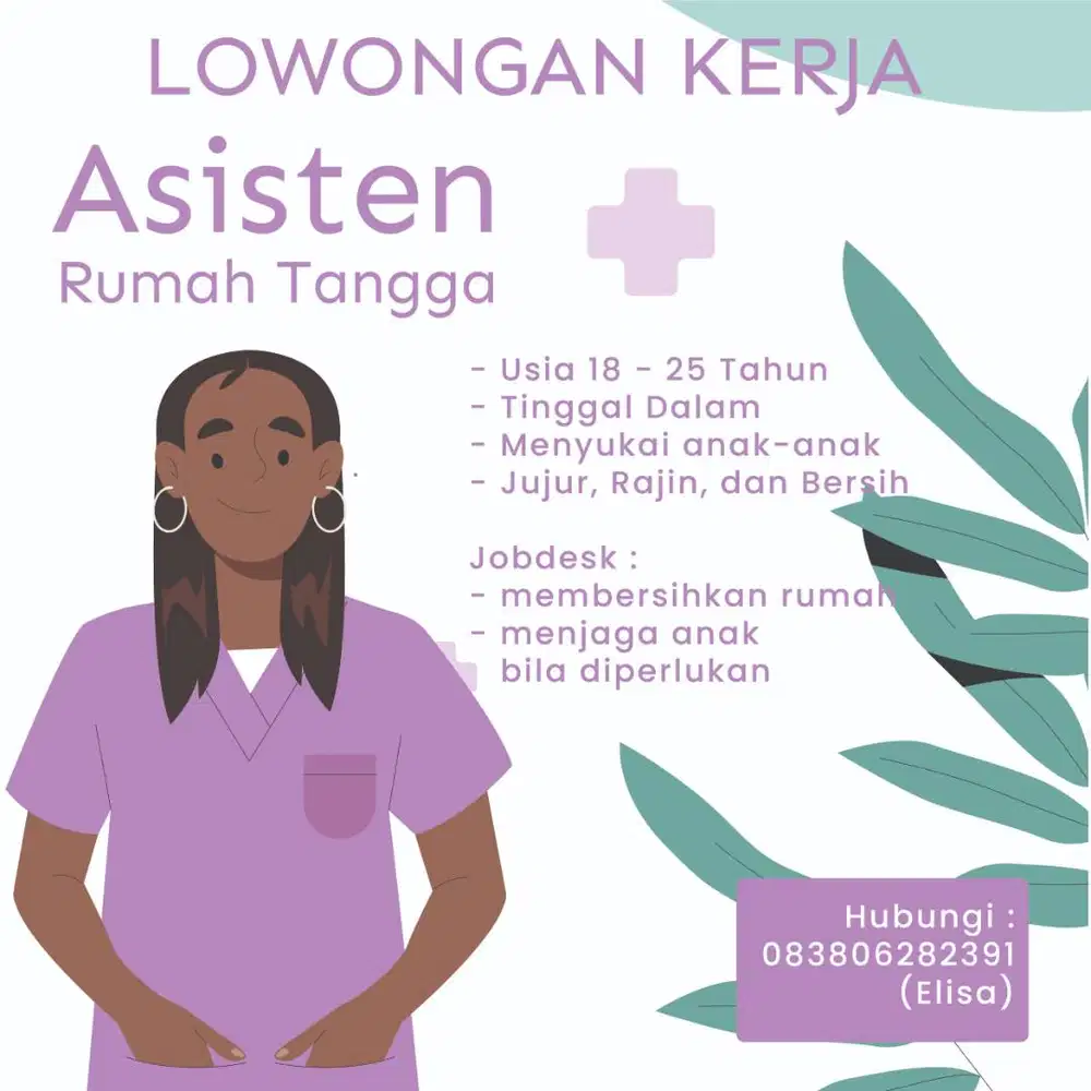Lowongan Kerja Asisten Rumah Tangga Lokasi Laksa Jembatan Lima