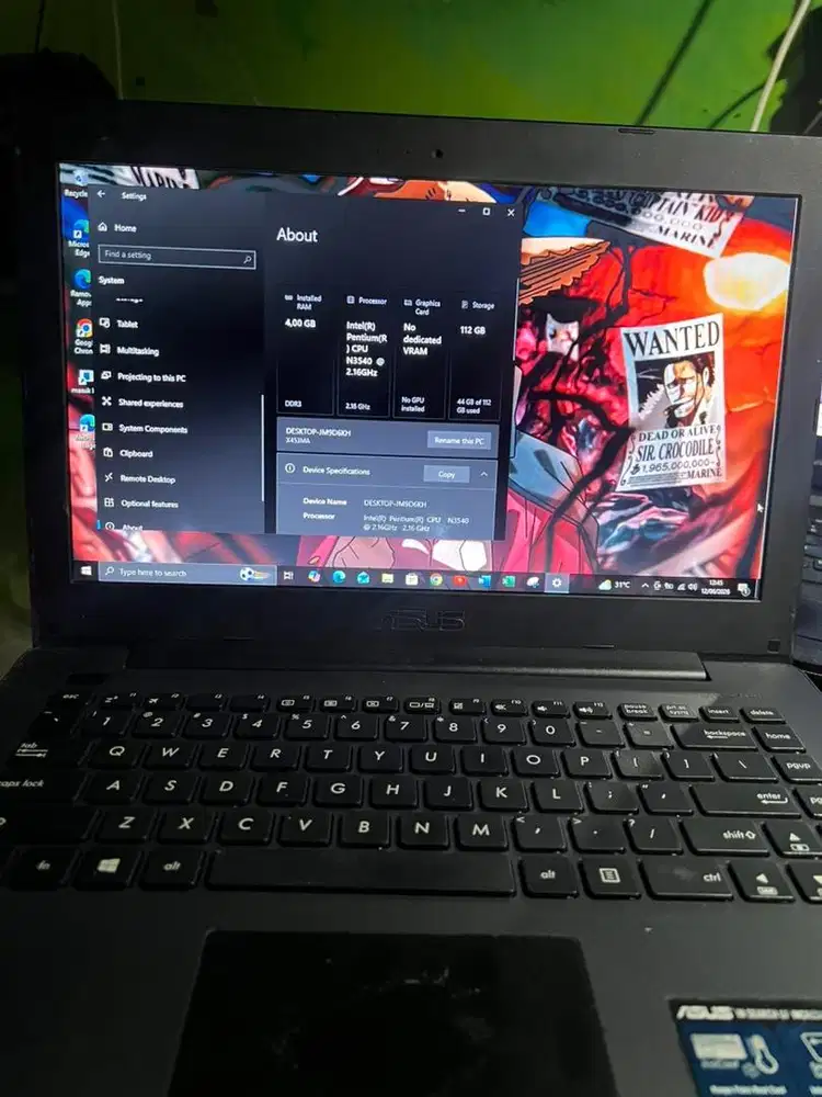 Leptop asus x453ma