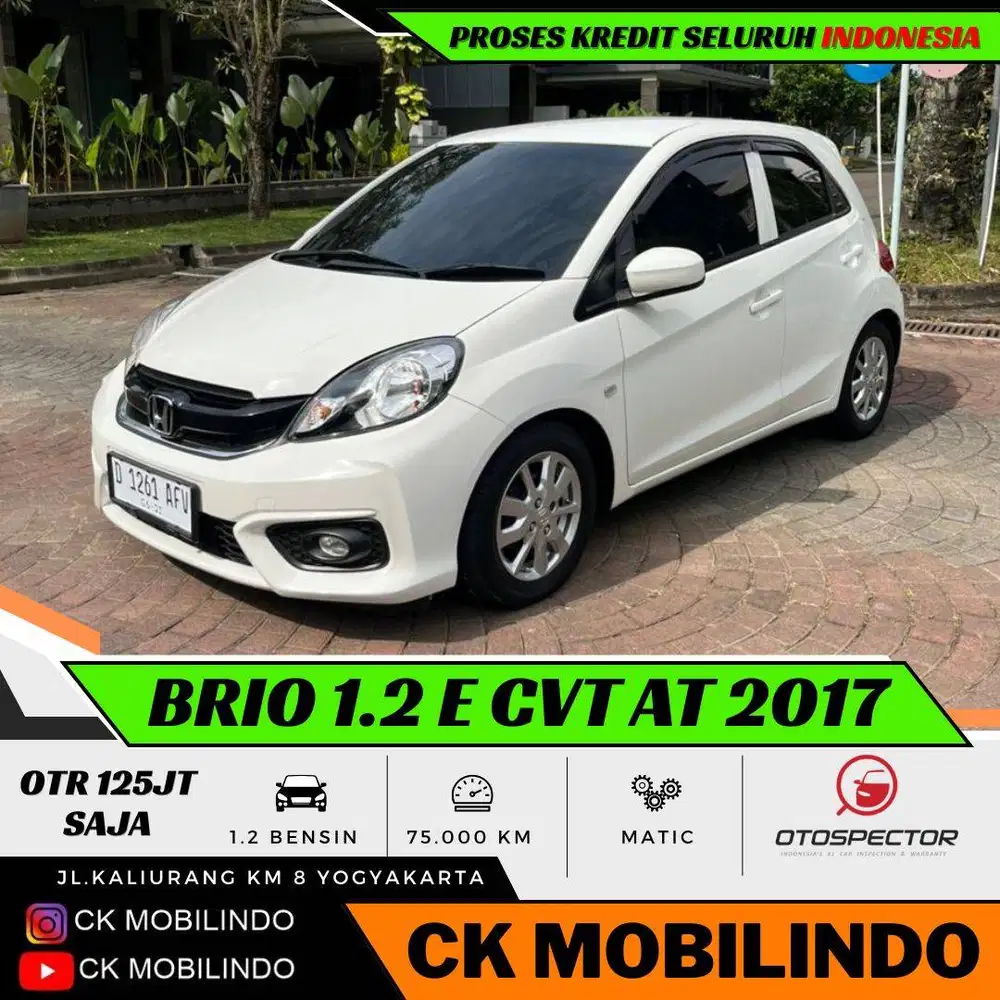 Honda Brio E CVT Matic 2017 FAVORIT DP Minim Splash