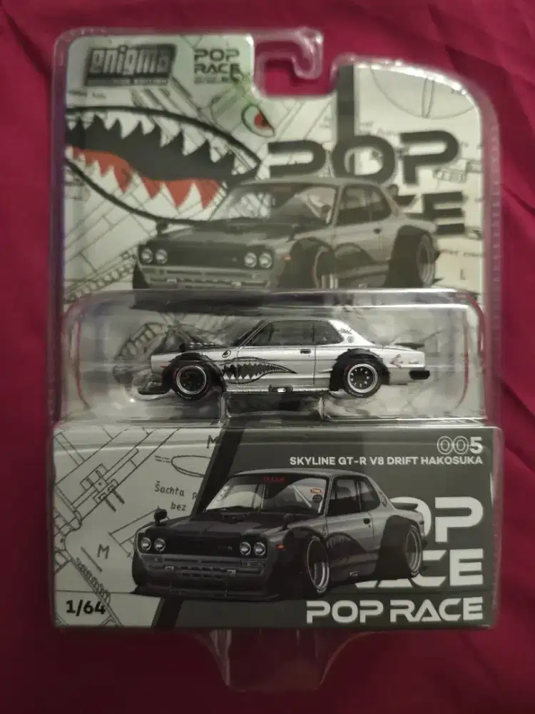 Pop Race Skyline GT-R V8 Drift Hakosuka Blister