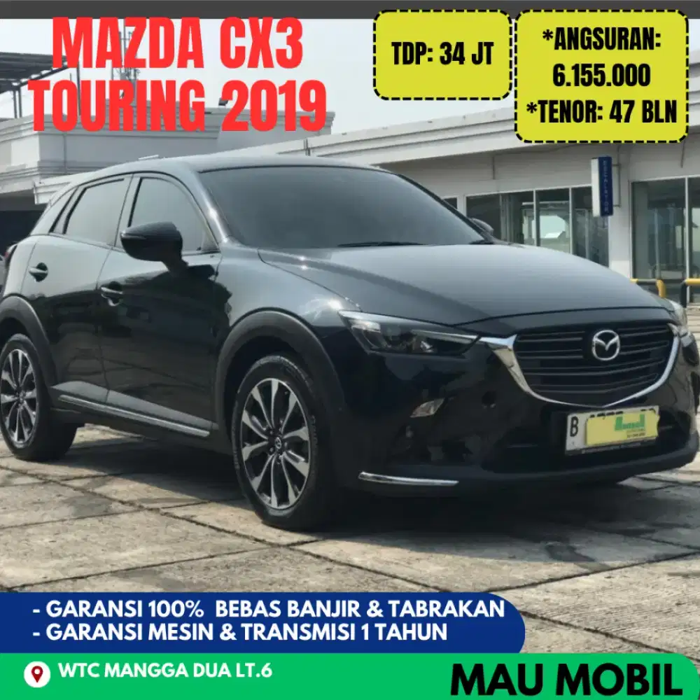 KM 50rb, Mazda CX3 Touring 2018/2019/2020 Hitam