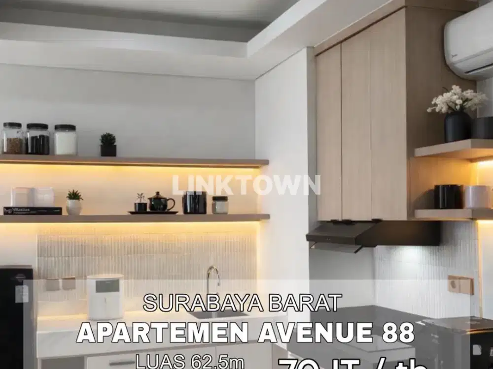 Full Furnished Apartemen Type 2 Br di Avenue 88 Surabaya Barat