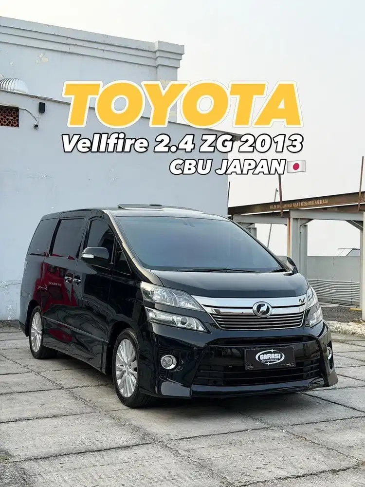 Vellfire ZG CBU 2013 Pilot Seat