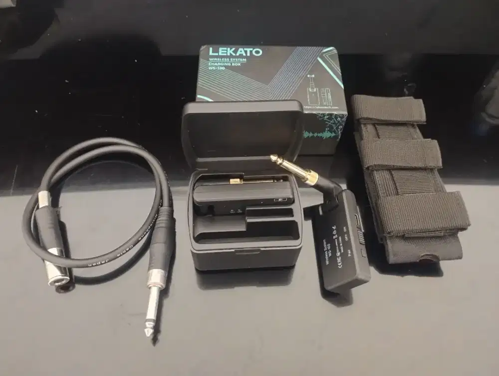 Wireless gitar lekato charging box