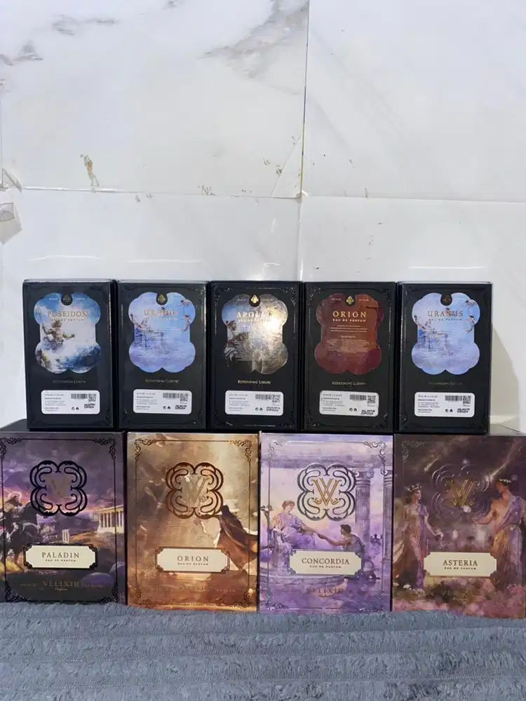 VELIXIR CONCORDIA,ASTERIA,ORION 100ml & VELIXIR URANUS,POSEIDON 35ml