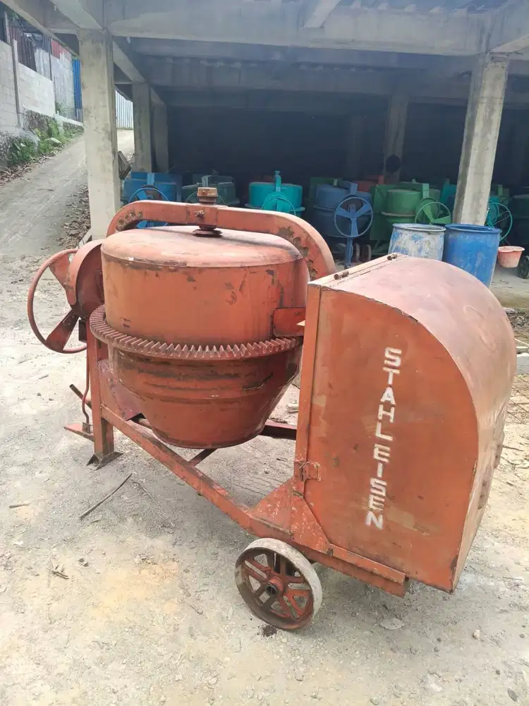 Jual Mesin Molen Beton Stahleisen Gentong Mulus Siap Pakai
