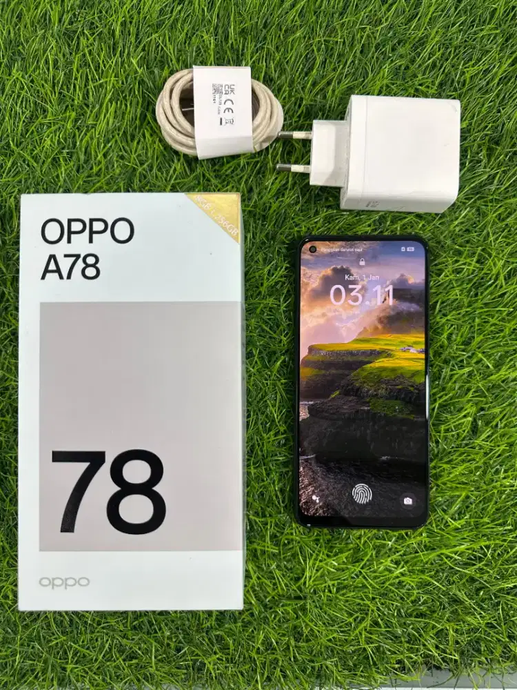 Oppo A78 ram 8/256gb fulset