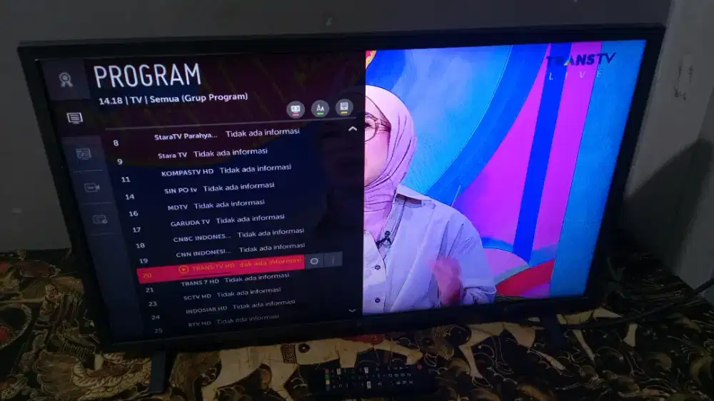 Tv led LG smart digital 32inchi mulus