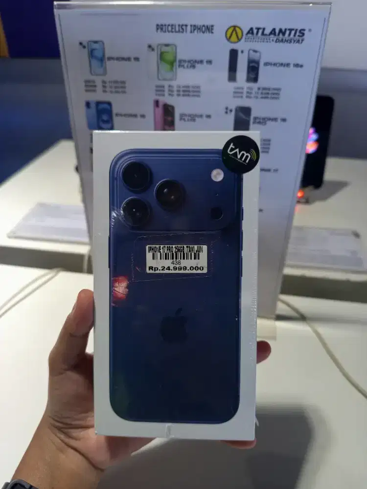 IPHONE 17 PRO 256 GB READY STOCK DI TOKO ATLANTIS JEMPONG