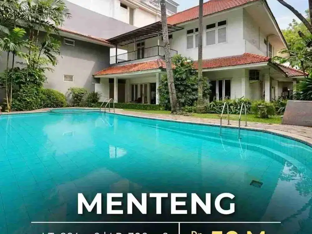 Dijual Rumah Area Exclusive Menteng LT 894 m2 siap huni Jakarta Pusat