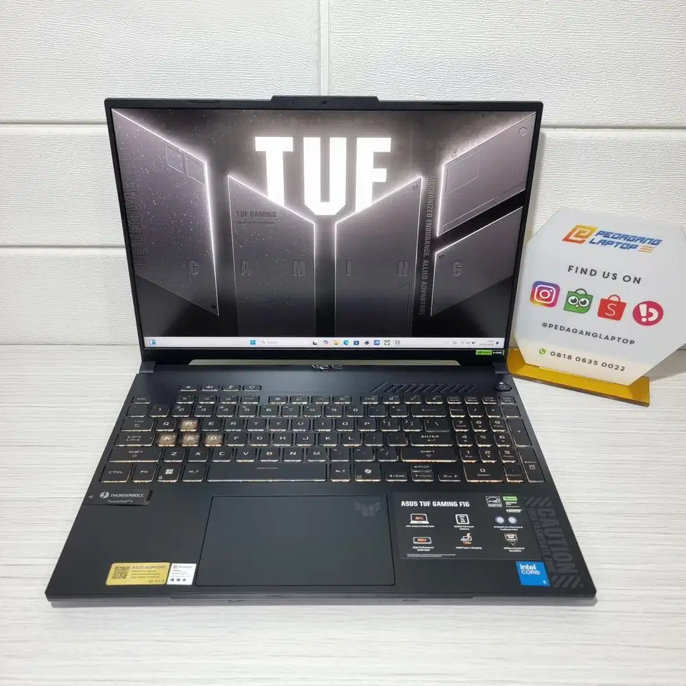 ASUS TUF F16 FX607VU Intel Core 5 210H RAM 16GB SSD 512GB RTX 4050 WUX