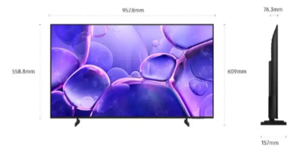 Tv 43 inch Samsung Smart TV Crystal UHD 4K U8500F
