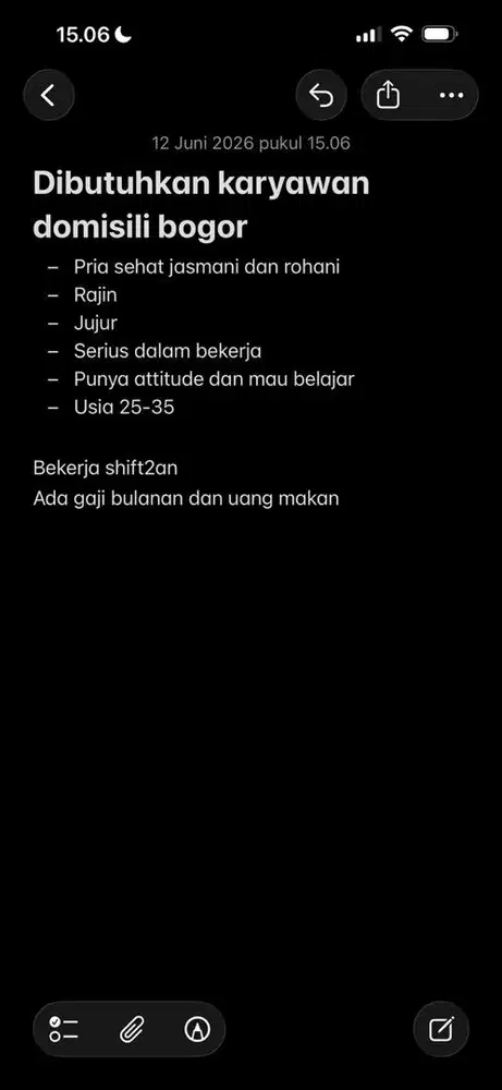 Pegawai Jaga toko