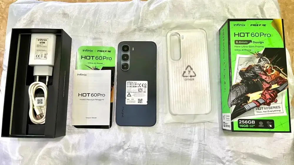 INFINIX HOT 60 PRO 8/256 GARANSI MARET 2027 PANJANG MULUS 99%