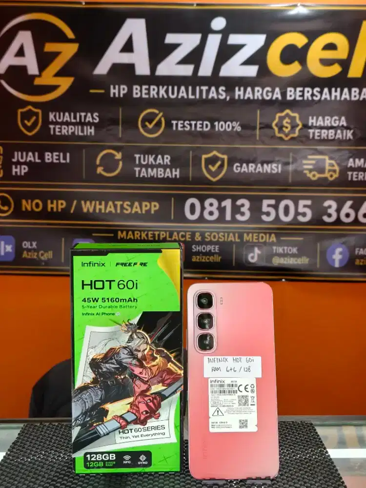 INFINIX HOT 60i RAM 6+6/128