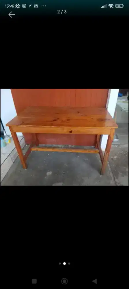 Meja kayu Serba guna