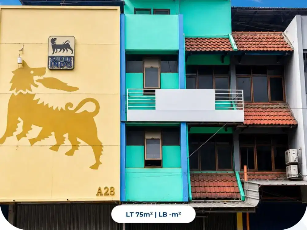 9Jul. Dijual Via Lelang Ruko di Komplek Ruko Taman Bougenville Estate