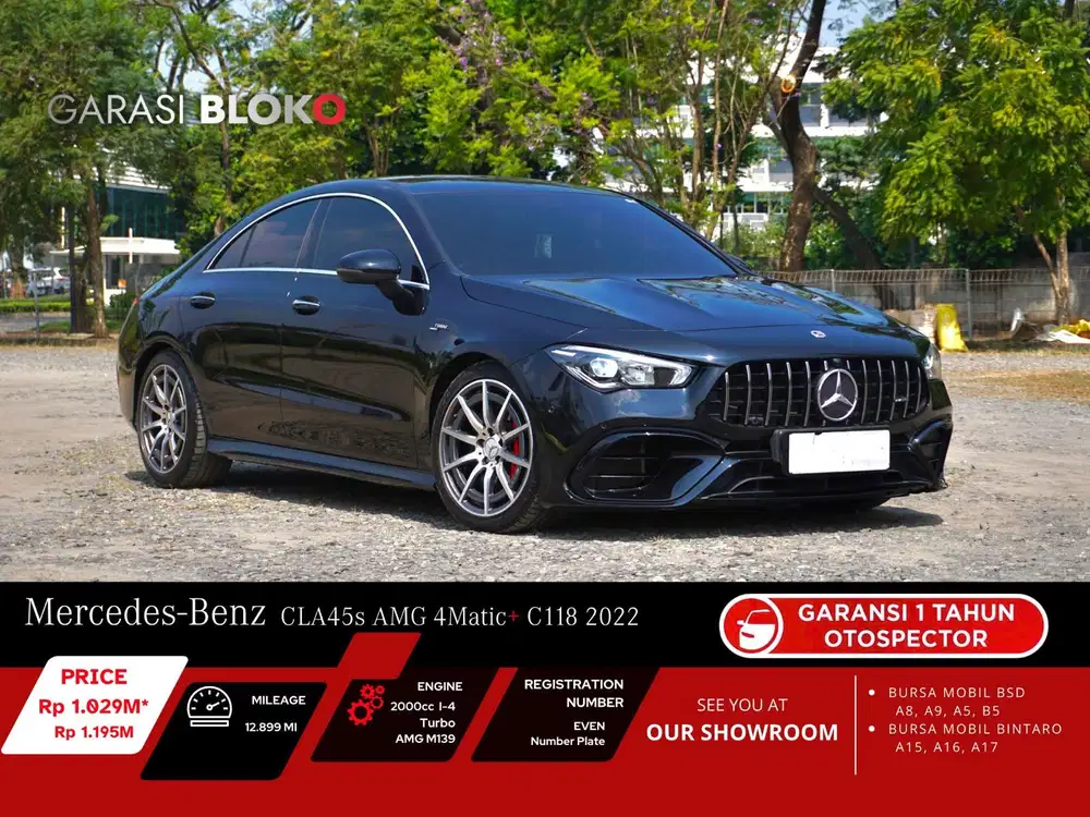 Odo 12rb Warranty ON - Mercedes Benz CLA45s C118 4Matic+ AMG 2022