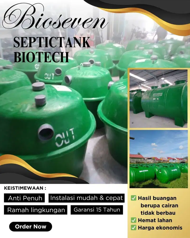 Biotech Septic Tank - Hemat, Anti kuras, Anti sedot