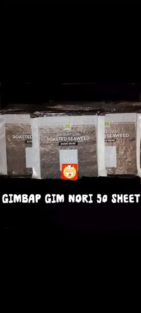 Gimbab gim Nori isi 50 lembar - Brontz Jogja