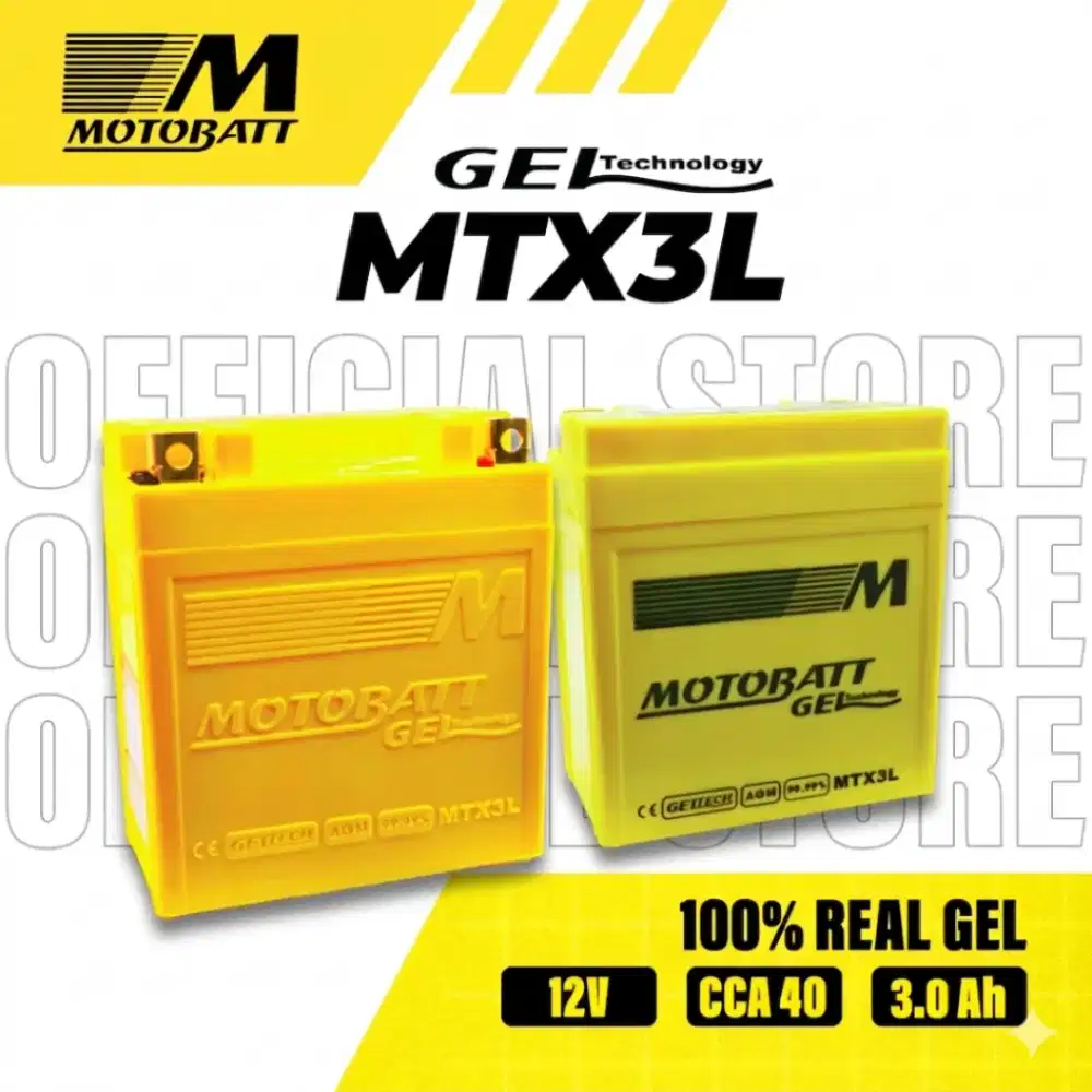 AKI ACCU MOTOR MERK MOTOBATT GELL