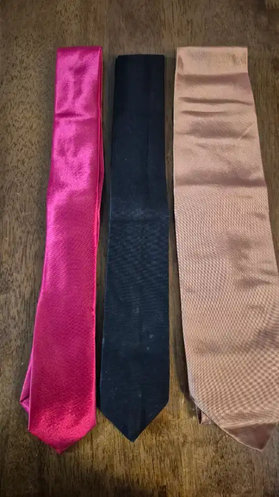 Dasi polos 3 pcs