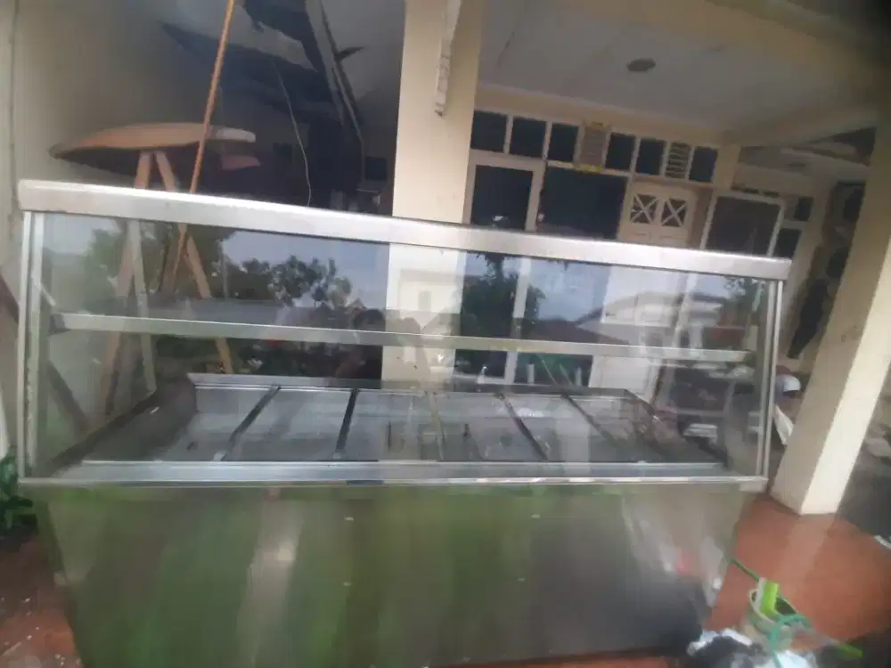 JUAL ETALASE STAINLESS ex Resto