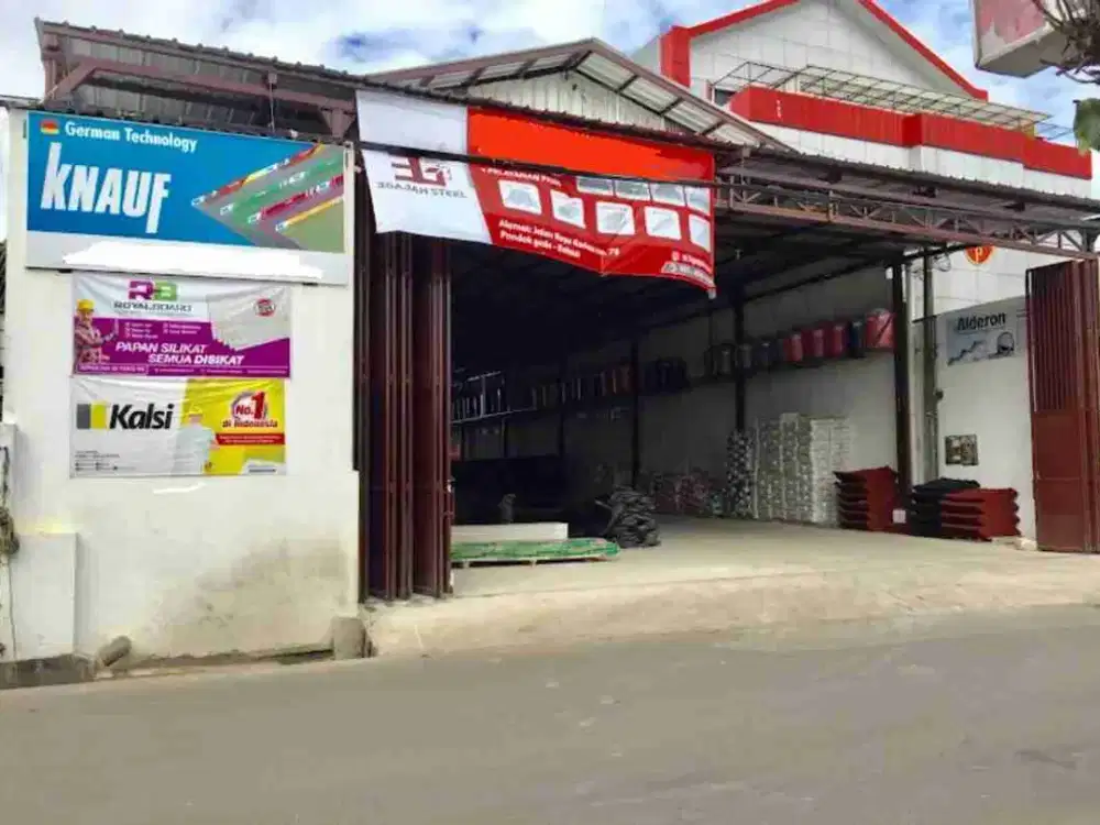 Dijual Gudang Dipinggir Jalan Dengan Lokasi Strategis & Bebas Banjir
