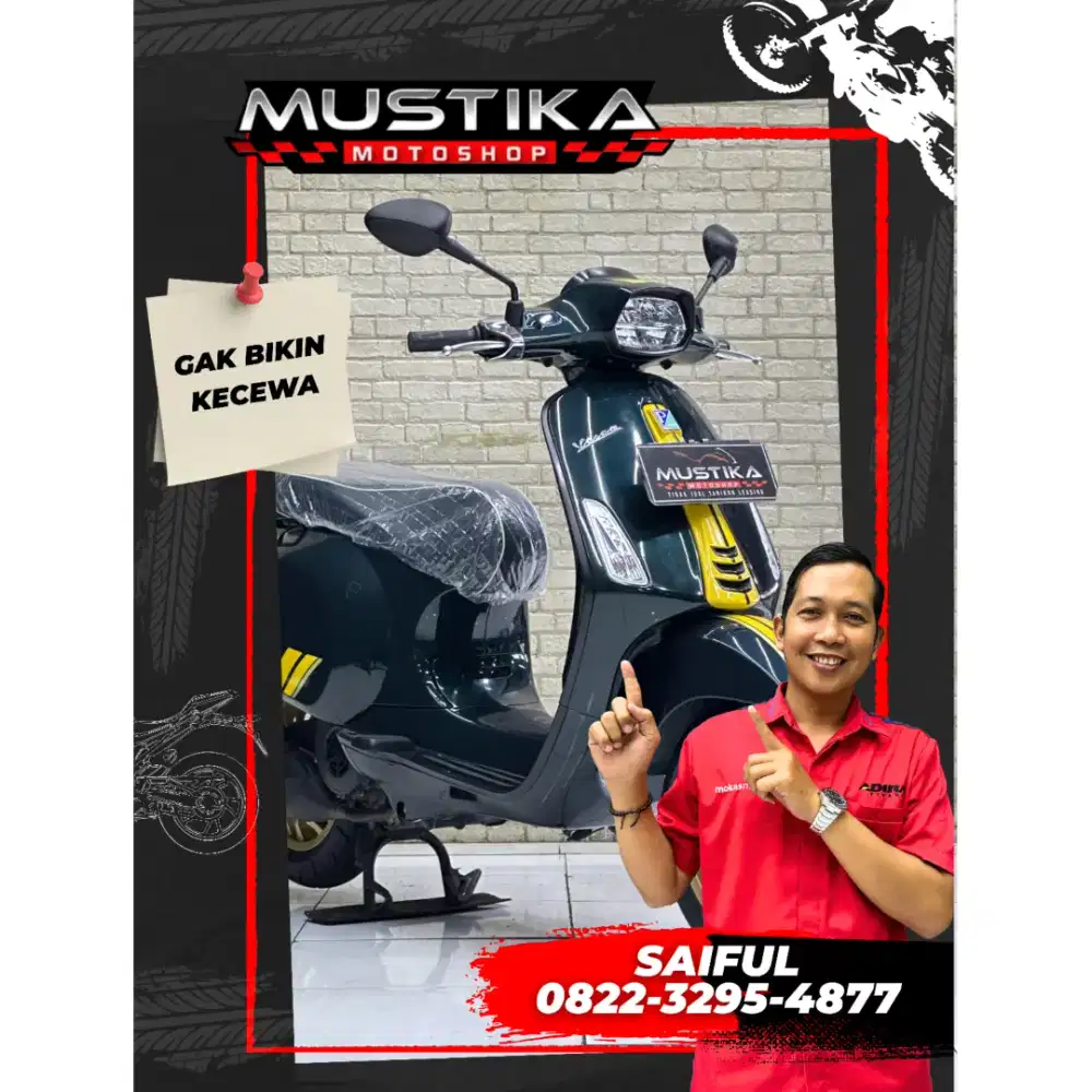 Odo 9rb Istimewa!!Vespa Sprint S Recing Sixties pmk 2021 Muls-Mustika