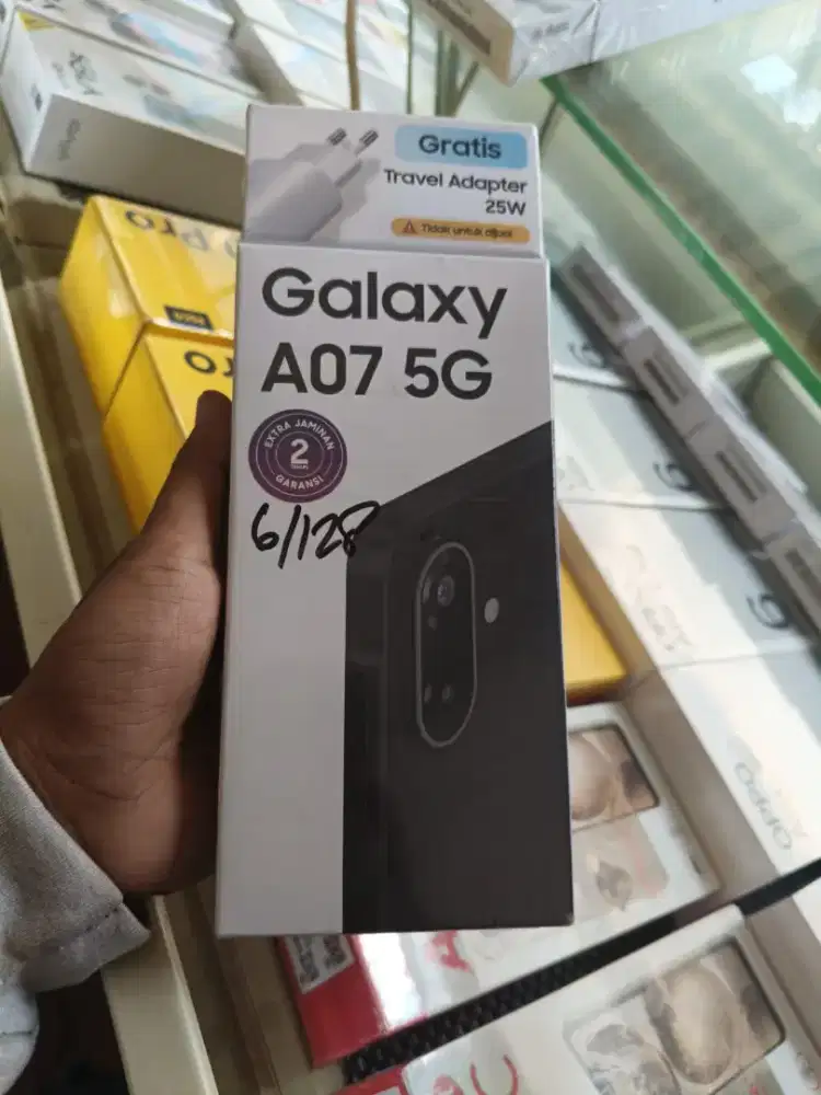 New Samsung A07 5G ram6/128 garansi resmi 1 tahun