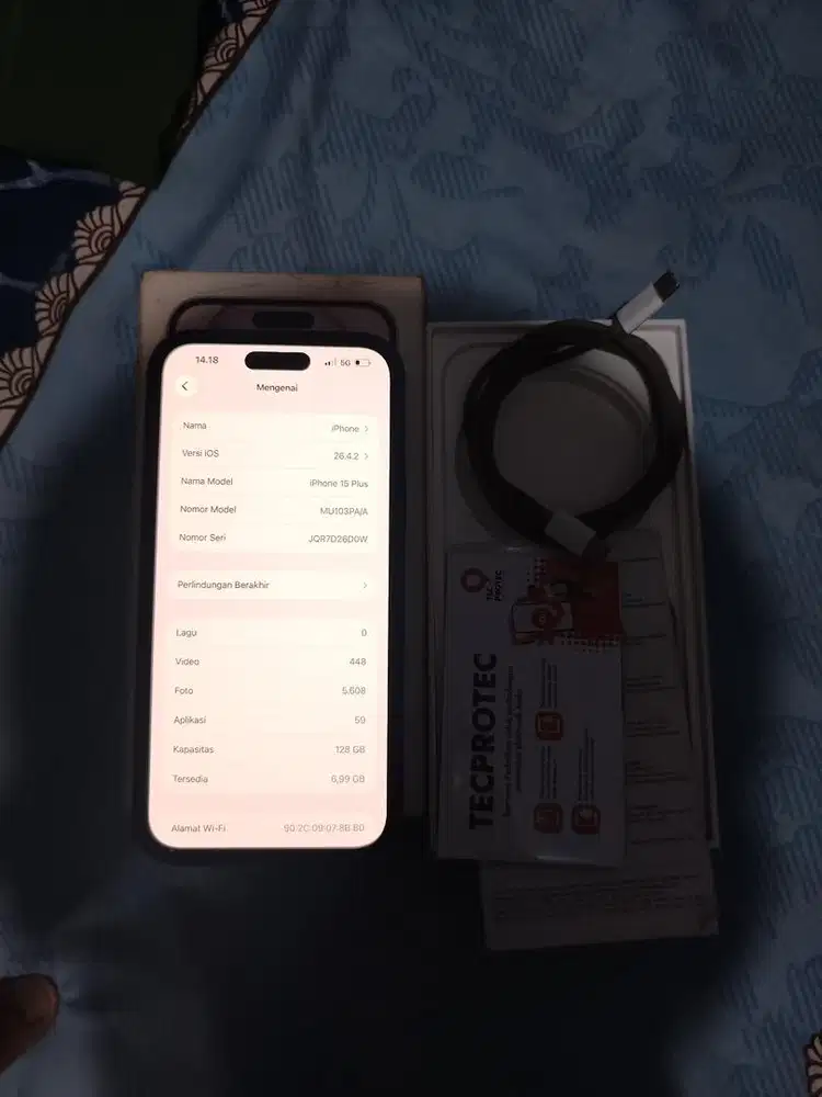 Iphone 15 plus 128gb ibox