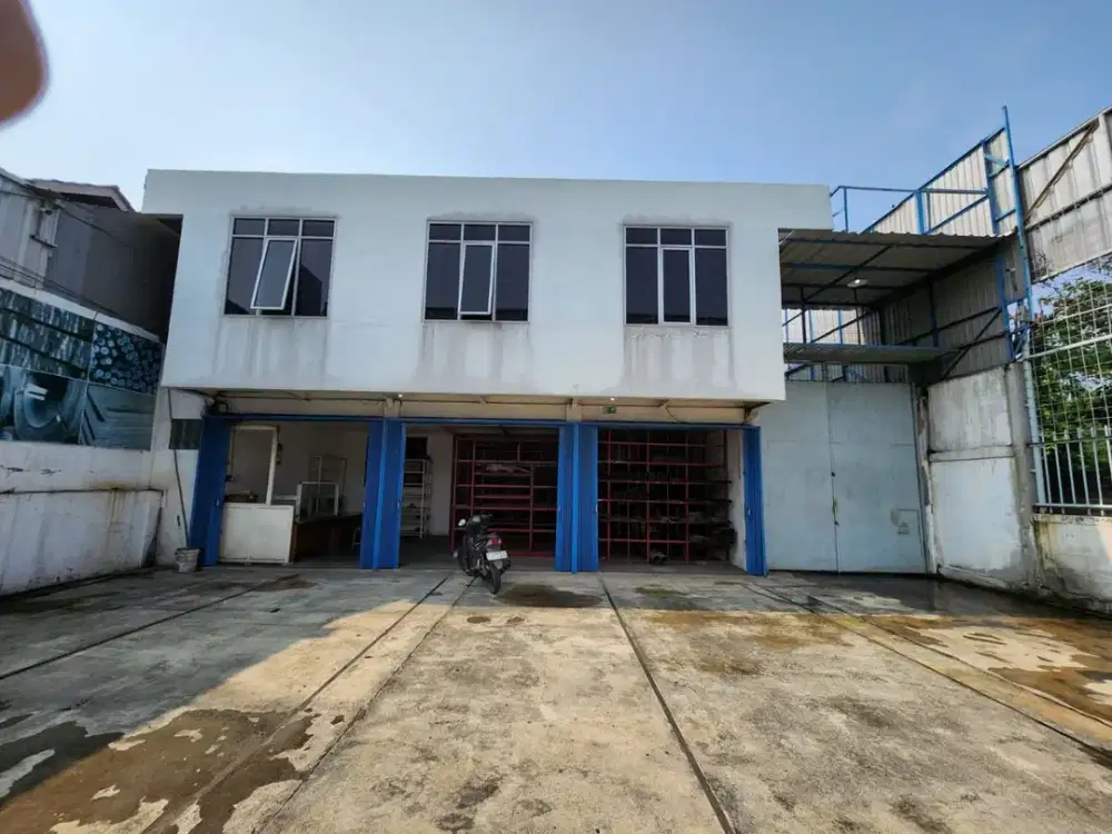 Gudang jalan raya bekasi bisa kontainer dan kantor