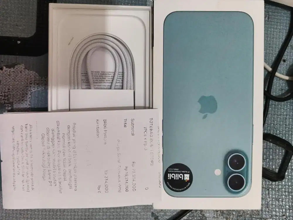 Iphone 16 plus 256GB Ex Blibli