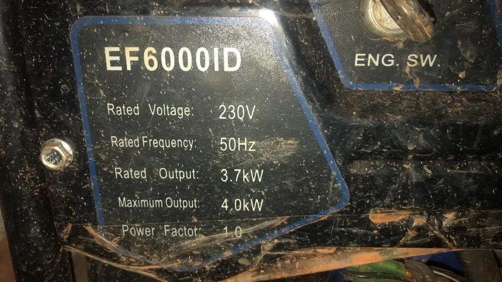 Mesin Genset General Power EF6000ID