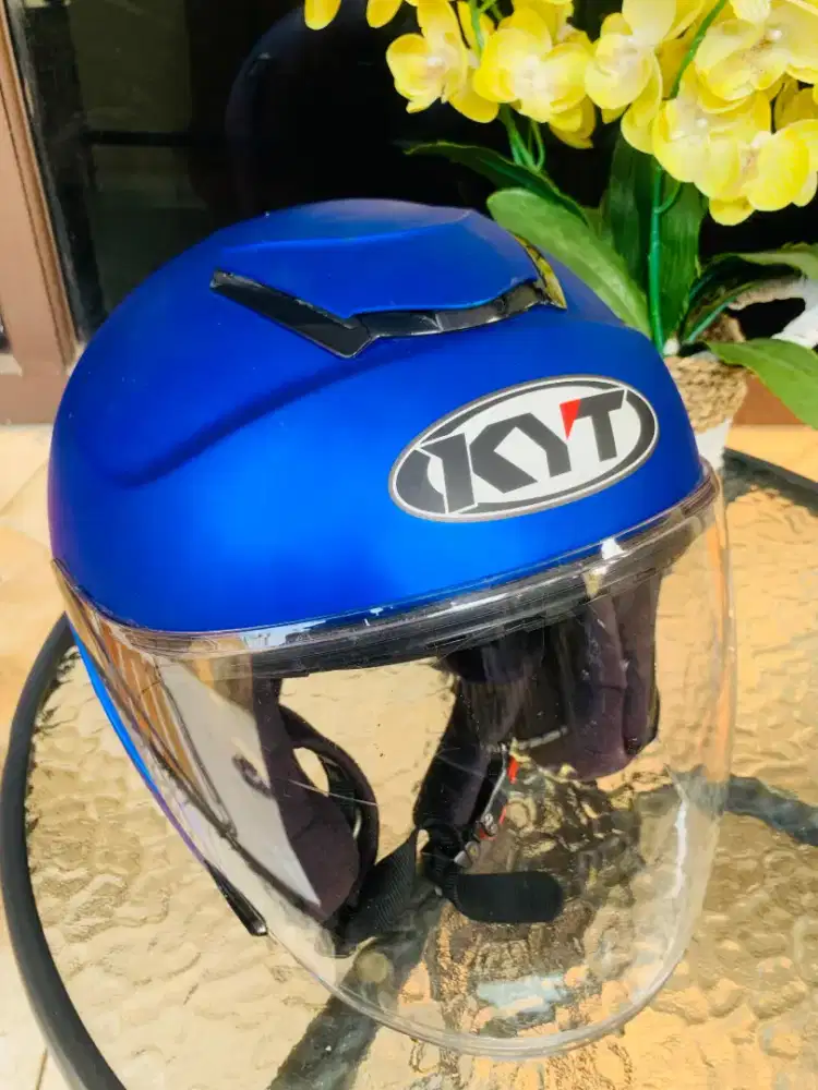 Helm Kyoto blue doff size L