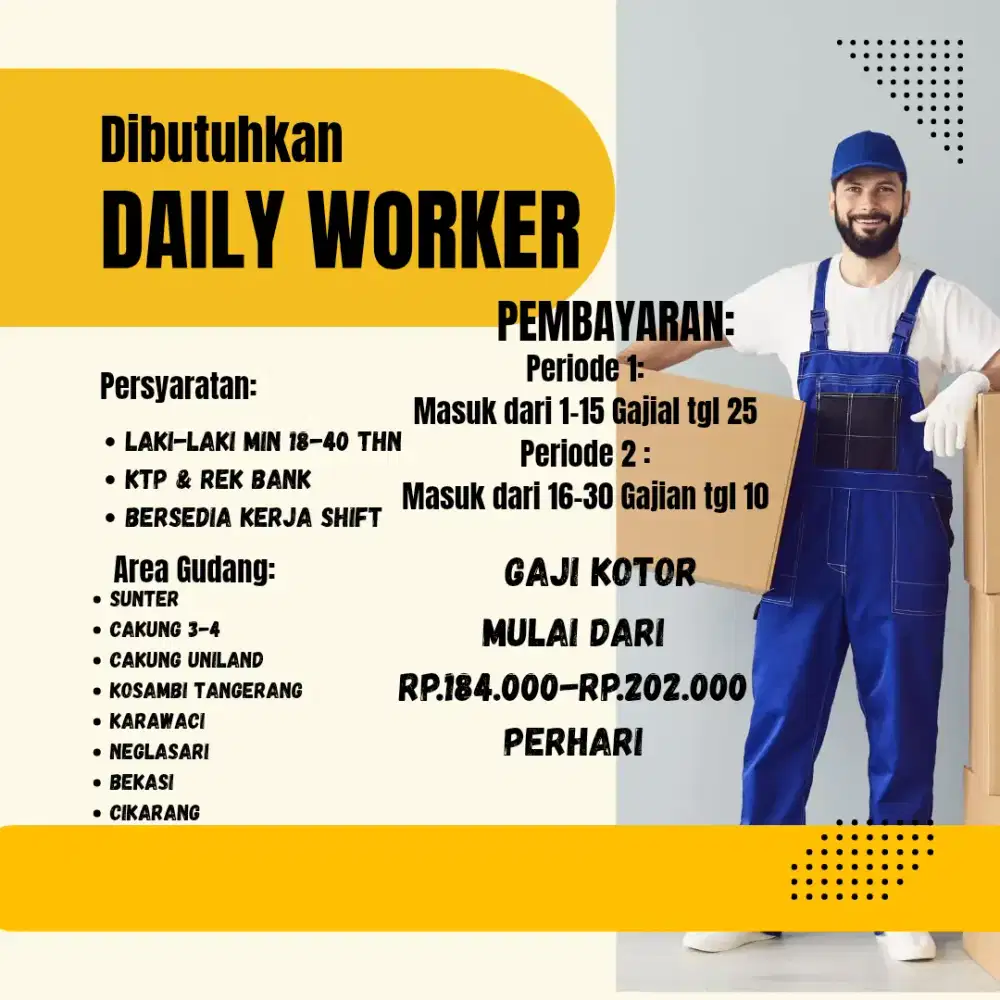 LOKER GUDANG SHOPEE XPRESS