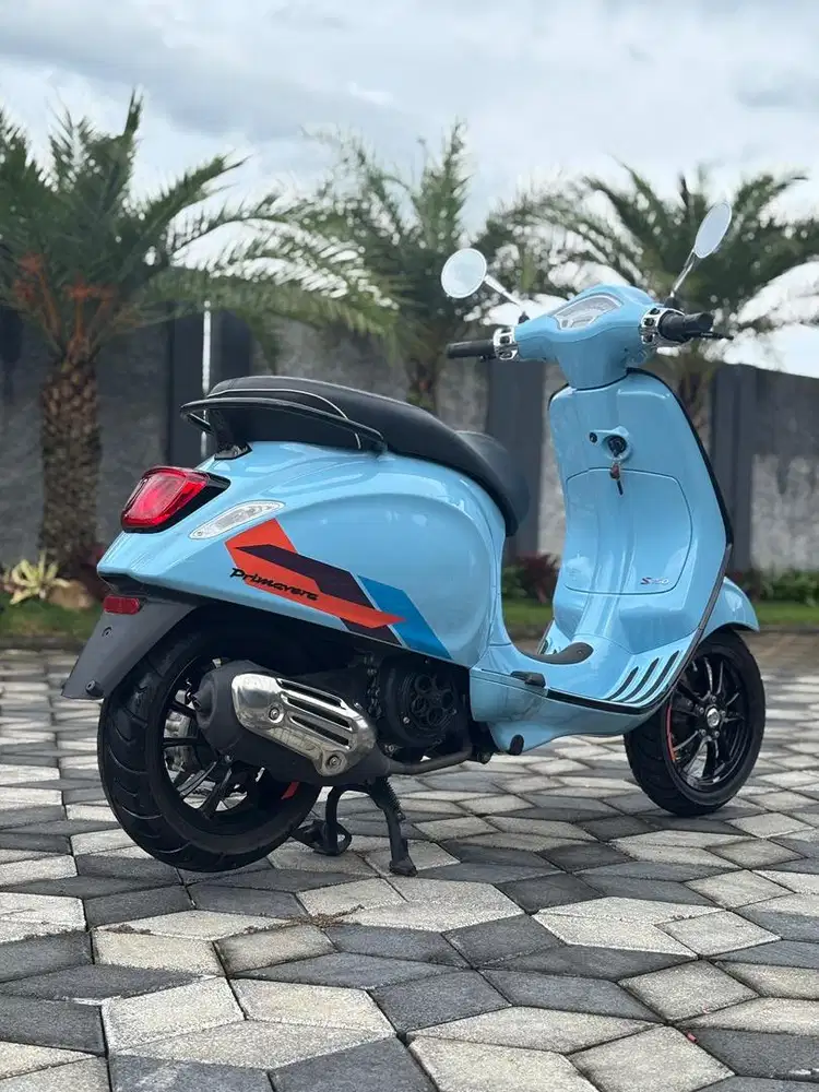 Vespa Primavera S 150 ABS Iget 2023 Biru Metalik Odo 2rb Koko Motor