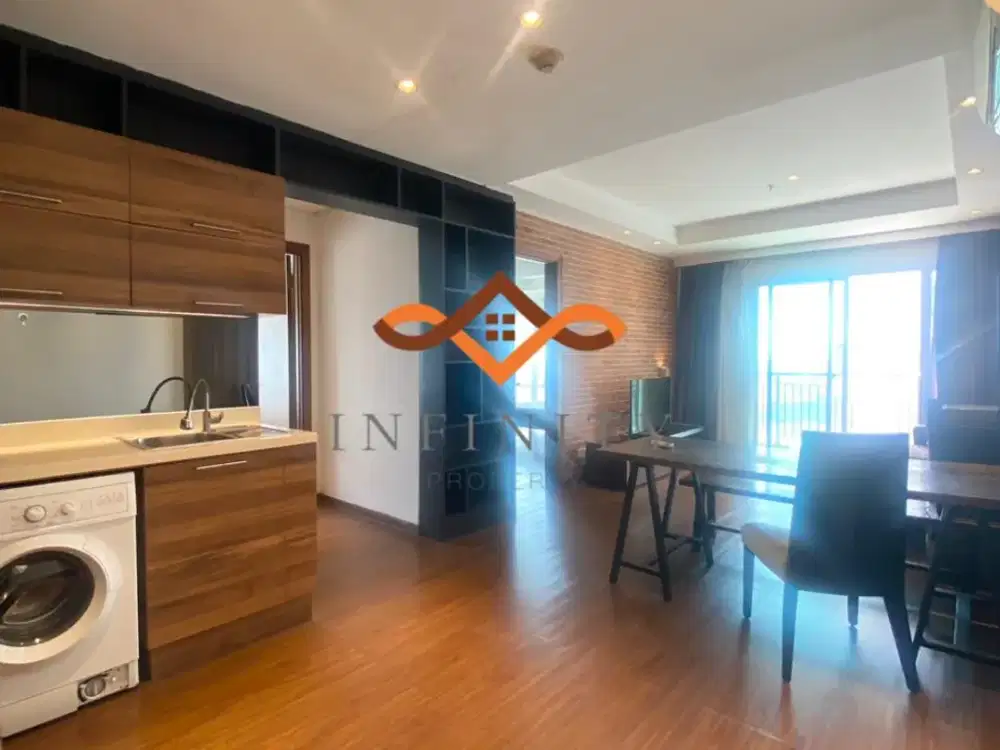 For Sale Condominium Greenbay Pluit 2 Kamar sudah Fully Furnished Bagus View ke Laut + 3 AC Siap Dihuni