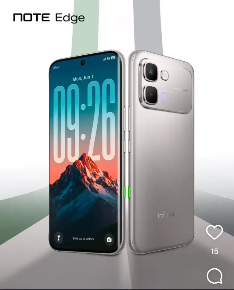 INFINIX NOTE EDGE 16/256GB 'ATLANTIS DAHSYAT'