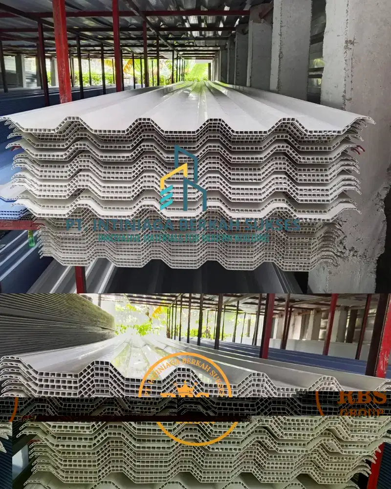 Atap UPVC Roofcold Double layer 860/830