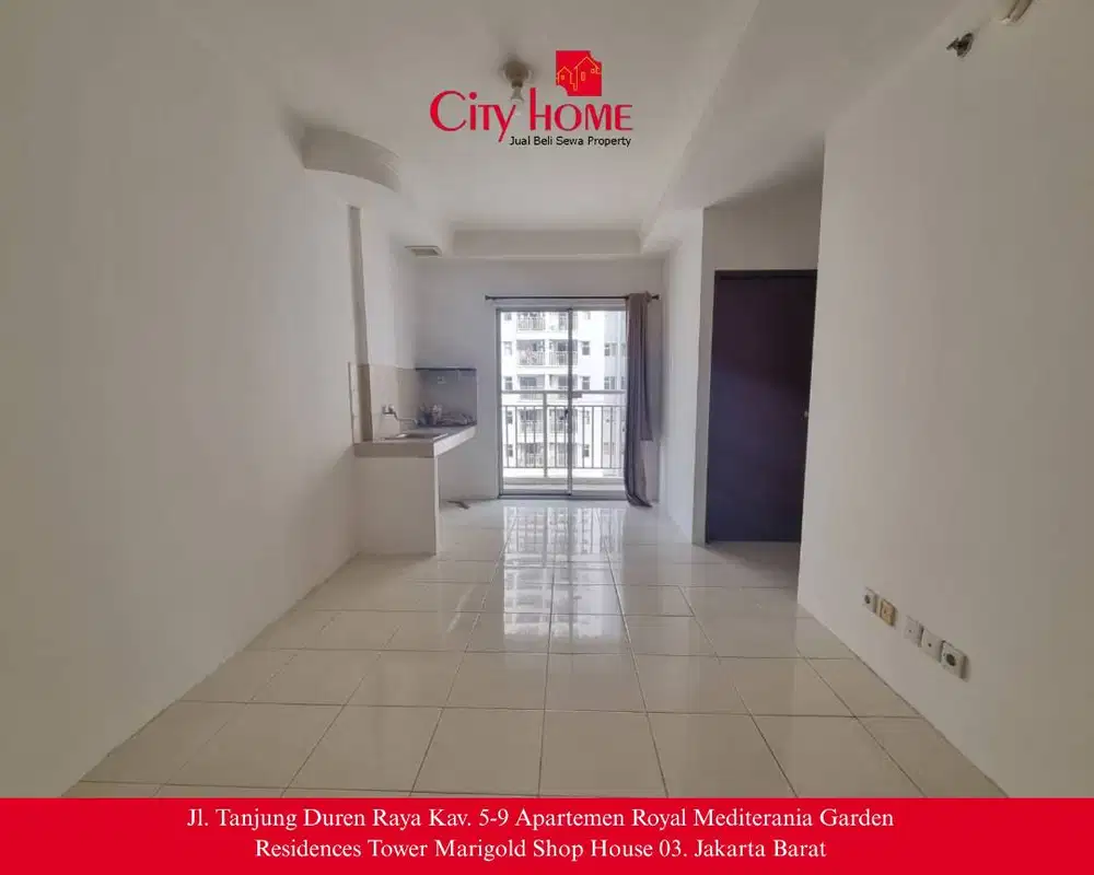 UNFURNISHED! Apartemen 2 Kamar Mediterania Garden Residences 2