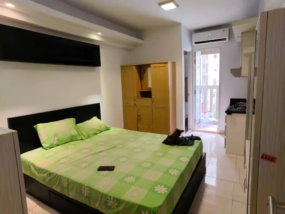 Studio Green Bay Pluit Fully Furnished Lt. Rendah Rasa Rumah !