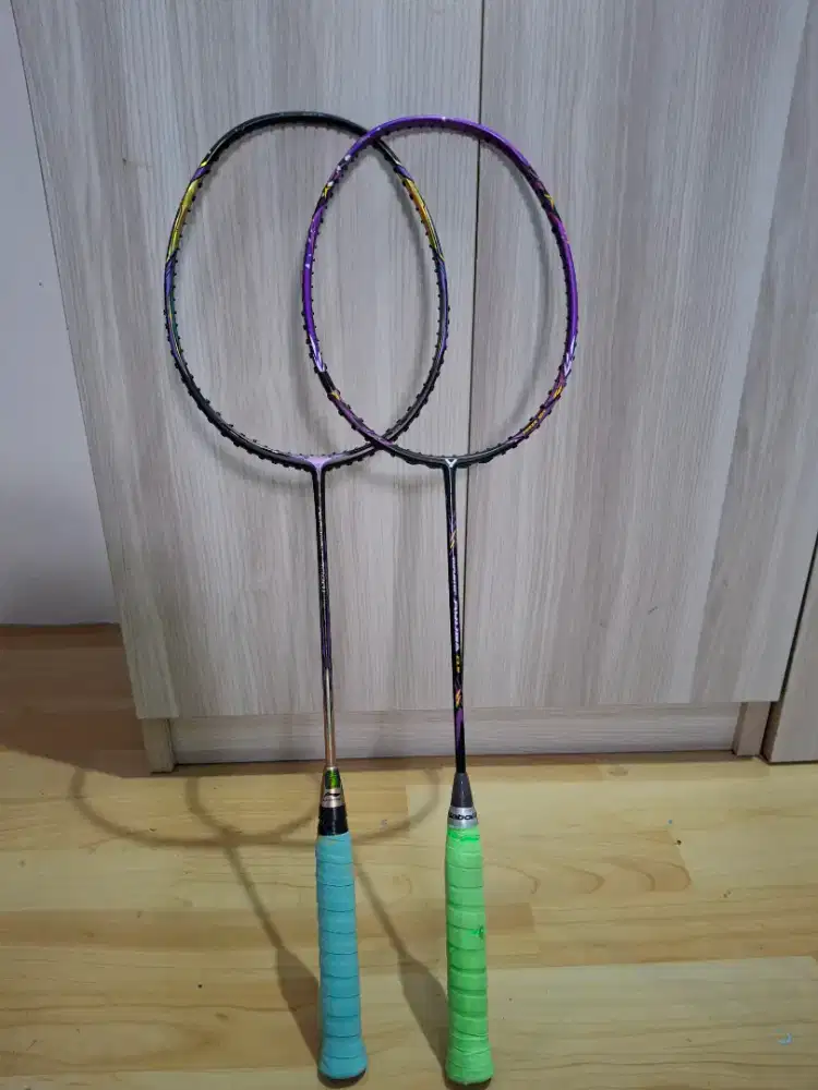 Raket Lining Aeronaut 9000i 4UG6 dan Victor Ryuga CLS 4UG5 Minus Retak