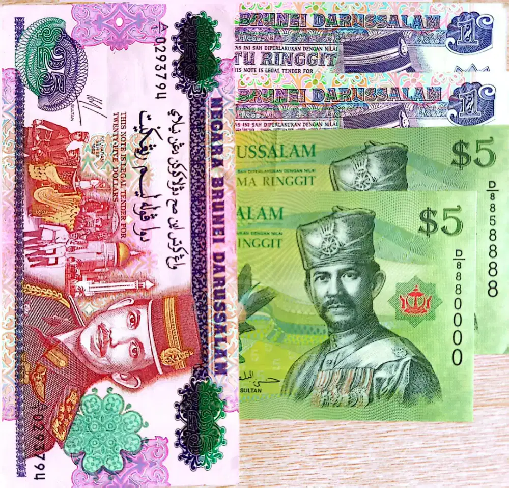 uang brunei koleksi #serial bagus
