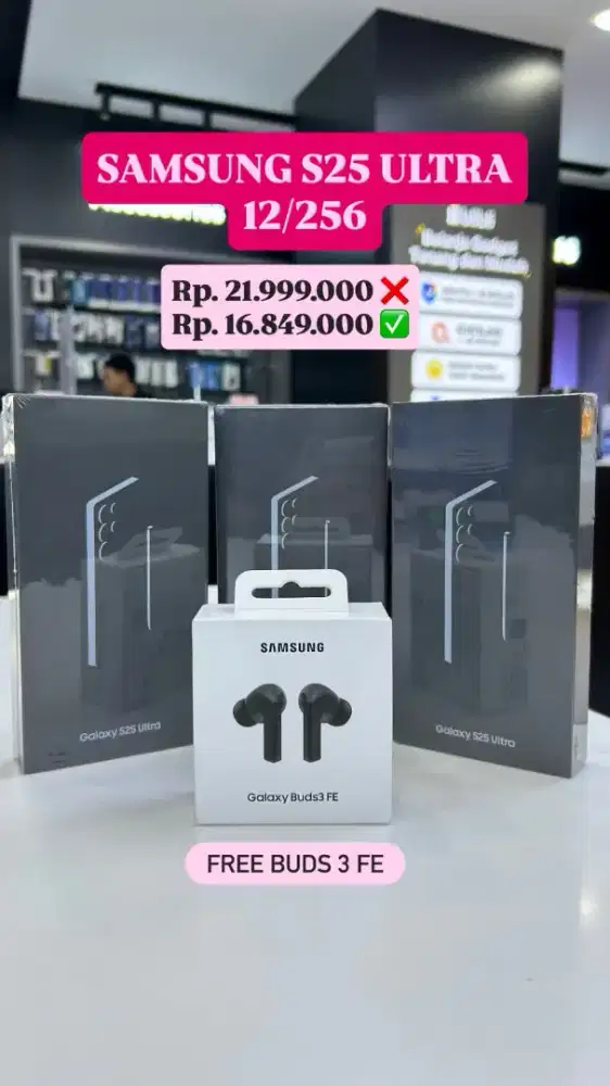 Samsung galaxy S25 ultra ram 12/256gb gratis buds 3 fe