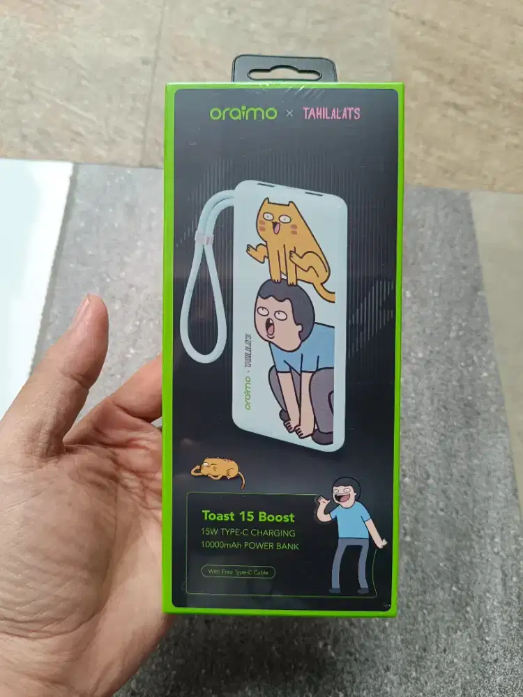 Powerbank Oraimo Fast Charging 15W 10.000mAh Baru