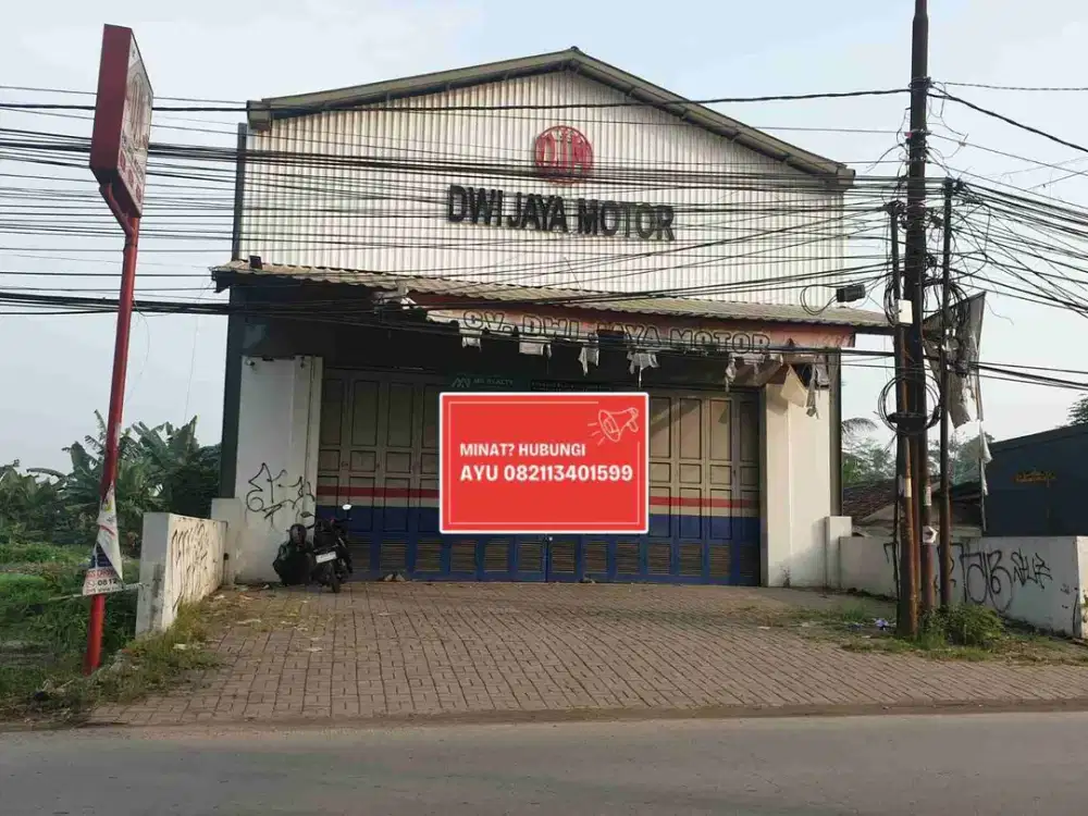Jual cepat ruko pinggir jalan rapih siap pakai bisa utk kantor atau dealer motor di legok
